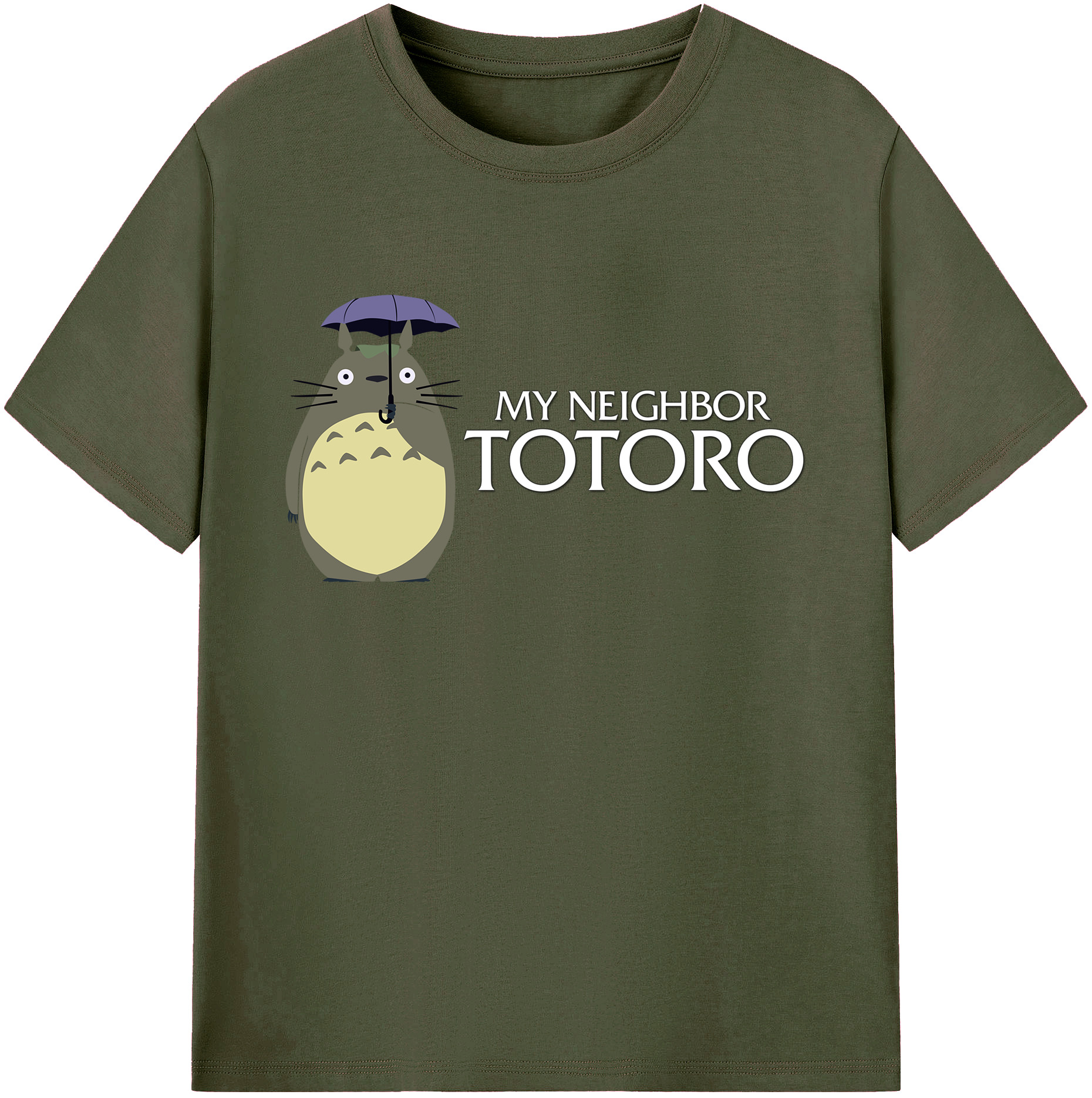 （画像用） となりのトトロ 草壁メイ 草壁サツキ My Neighbor Totoro Satsuki Kusakabe Mei Kusakabe 綿100％ メンズ半袖Tシャツ｜肌触りやわらか＆通気性